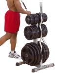 Body Solid Olympic Plate Tree and Bar Holder