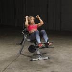 Body Solid GAB300 Semi Recumbent Ab Bench