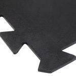 Murano Rubber Interlocking Mat Black 100Cmx100Cmx16Mm