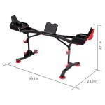 Bowflex 2080 Barbell Stand with Media Rack