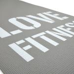 Reebok Fitness Fitness Mat - Love, Grey 