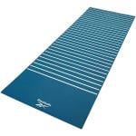 Reebok Fitness Double Sided Yoga Mat 4mm, Stripes Green, 4mm