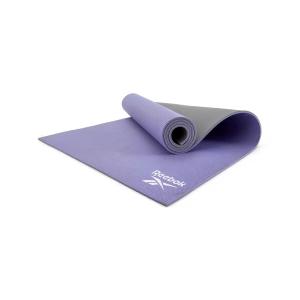 Reebok Fitness Double Sided 6mm Yoga Mat, Grey, 6mm