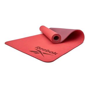 Reebok Fitness Double Sided 6mm Yoga Mat, Red