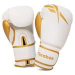 Reebok Fitness Retail Boxing Gloves, Gold/White, 10 Oz