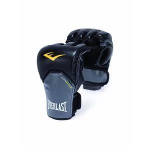 Everlast MMA Powerlock Training Glove, Black/Grey, Black/Grey, S/M