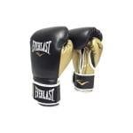 Everlast Powerlock Training Glove, Black/Gold, 16 Oz