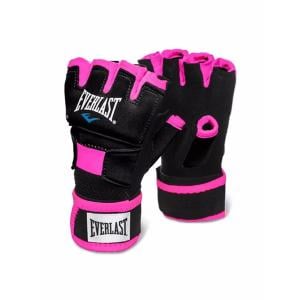 Everlast Ever Evergel Handwrap Gloves, Black/Pink, S/M