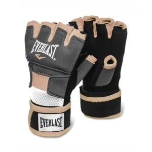 Everlast Ever Evergel Handwrap Gloves, Grey/Gold, S/M