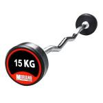 Murano TPU Fixed Barbell, Curl, 15 kg