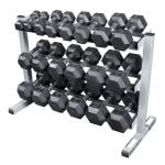 Body Solid 3-Tier Dumbbell Rack, 36 Inch