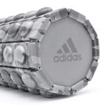 Adidas Textured Foam Roller, 33cm/13 In, Grey Camo 