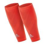 Adidas Compression Calf Sleeves, Red, S/M