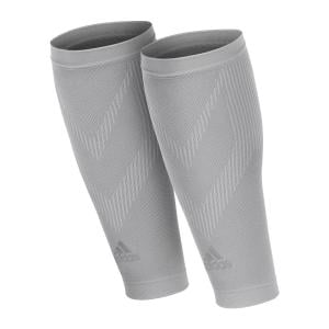 Adidas Compression Calf Sleeves, Grey, L/XL