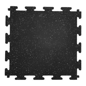 Murano Rubber Interlocking Mat 90x90x15mm, Black