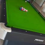 Ferro 8 Feet Wooden Billiard Table, Green