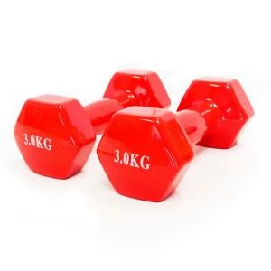 Dawson Sports Vinyl Dumbbell Pair, 3 Kg 