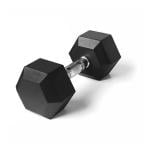 VIRTUS Hex Rubber Coated Dumbbell, 5 Kg 