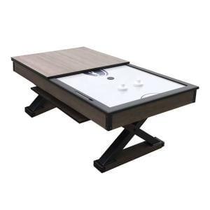 Knightshot Air Hockey with Dining Top, 7 Feet