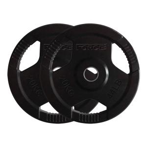 Force USA Rubber Coated Olympic Weight Plate, 20 Kg 