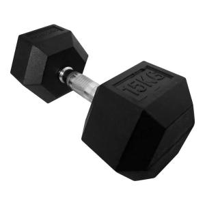 Force USA Rubber Hex Dumbbells Pair, 5 Kg 