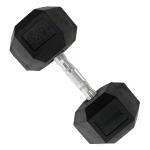 Force USA Rubber Hex Dumbbells Pair, 35 Kg 