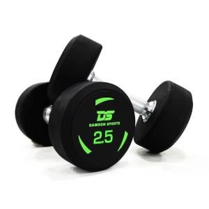 Dawson Sports TPU Coated Dumbbells, 2.5 Kg 