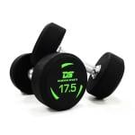 Dawson Sports TPU Coated Dumbbells, 17.5 Kg 