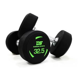 Dawson Sports TPU Coated Dumbbells, 32.5 Kg 