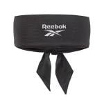 Reebok Fitness Tie Headband, Black 