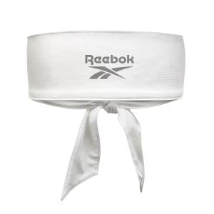 Reebok Fitness Tie Headband, White 