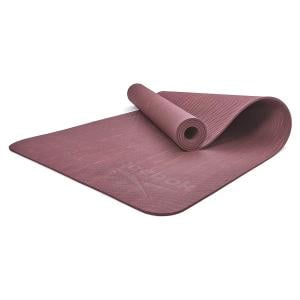 Reebok Fitness Camo Yoga Mat - 5mm, Red/Maroon 