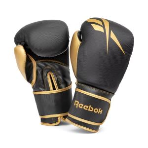 Reebok Fitness Retail Boxing Gloves, Gold/Black, 12 Oz