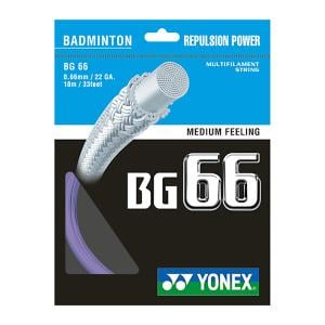 Yonex BG66 Badminton String (10mtr), Blue/Purple 