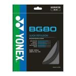 Yonex BG80 Badminton String (10mtr), Black 