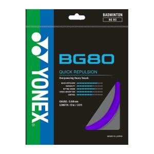 Yonex BG80 Badminton String (10mtr), Violet 