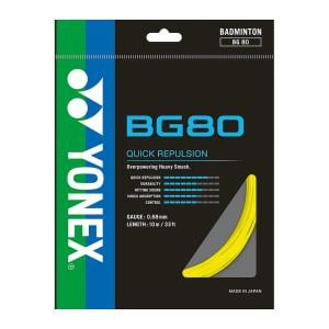 Yonex BG80 Badminton String (10mtr), Yellow 