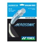 Yonex BGAS AEROSONIC Badminton String (10mtr), White 