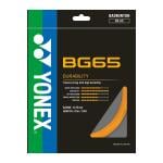 Yonex BG65-2 Badminton String (200mtr), Amber 