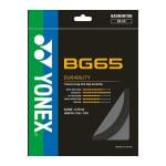 Yonex BG65-2 Badminton String (200mtr), Black 