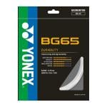 Yonex BG65-2 Badminton String (200mtr), White 