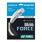 Yonex BG66F-2 Badminton String (200mtr), White 