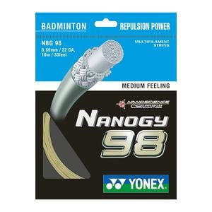 Yonex NBG98-2 Badminton String (200mtr), Cosmic/Gold 