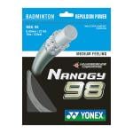 Yonex NBG98-2 Badminton String (200mtr), Silver/Grey 