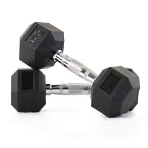 Murano Rubber Hex Dumbbell Pair, 5 Kg 