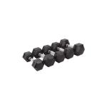 Murano Rubber Hex Dumbbell Pair, 2.5 Kg 