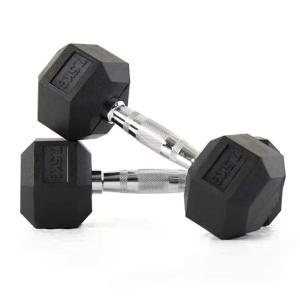 Murano Rubber Hex Dumbbell Pair, 7.5 Kg 