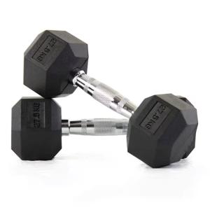 Murano Rubber Hex Dumbbell Pair, 27.5 Kg 