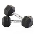 Murano Rubber Hex Dumbbell Pair, 30 Kg 