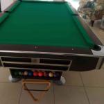 Rais 8 Feet Billiard Table, Black Frame With Blue Cloth Or Green Cloth